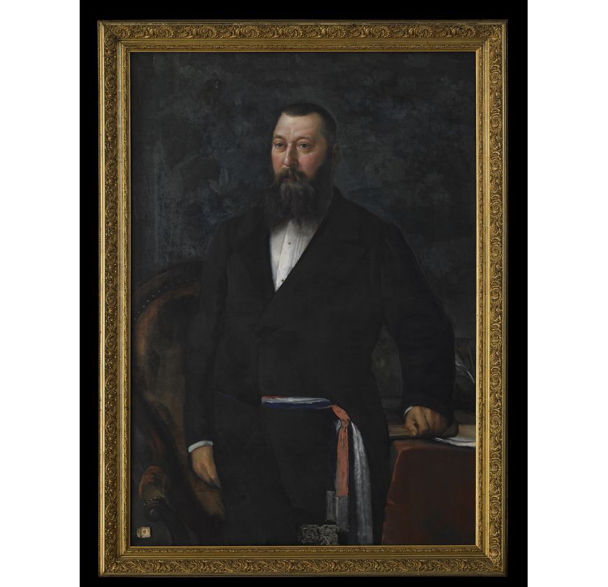 Portrait du docteur Ligier, Maire de Poligny en 1870