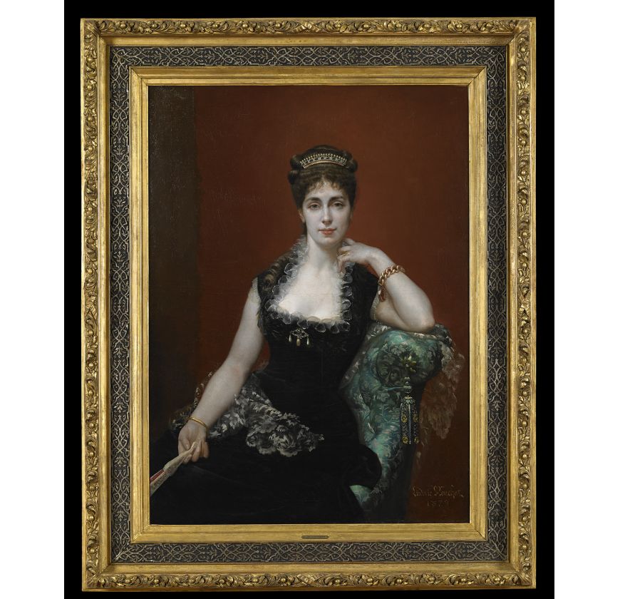 Portrait de madame Mouchot, femme du peintre, 1879